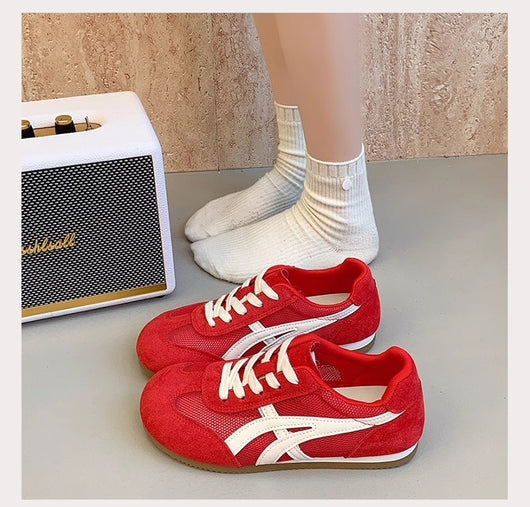 Tenis Cortez Mujer Cuero con Suela Gruesa y Malla Transpirable - Image 21