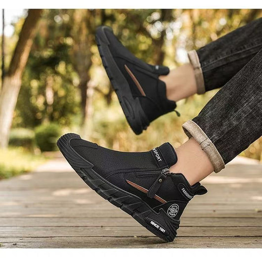 Zapatos de Trabajo Antideslizantes para Hombre con Cierre de Cremallera - Image 20