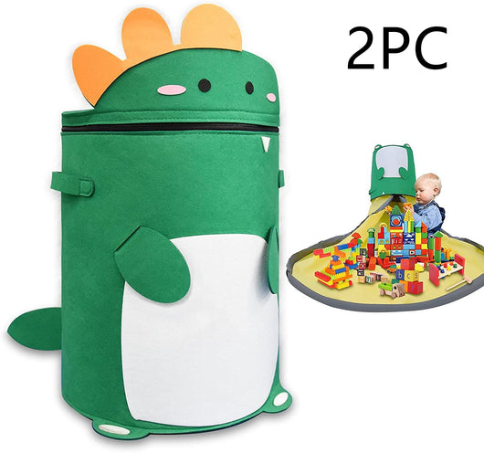 Bolsa de Almacenamiento 2 en 1 con Tapete de Juego y Cordón - Image 12