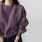 Blusa Retro Cuello Redondo Manga Corta para Mujer
