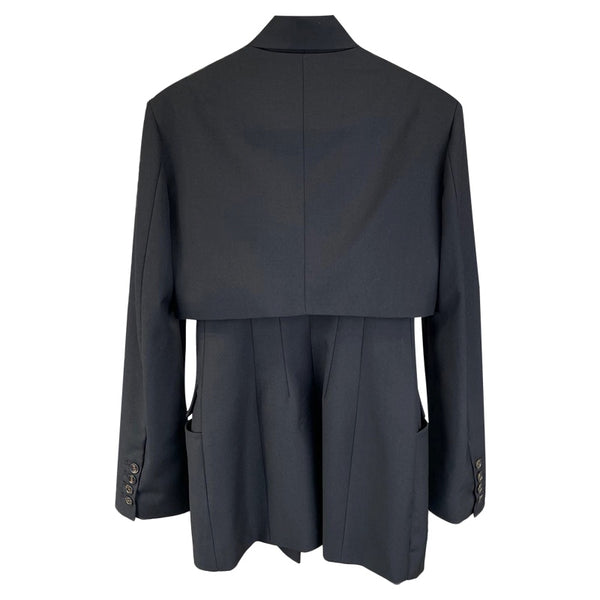 Conjunto de Dos Chaquetas Casuales con Diseño Hueco Moderno en la Cintura