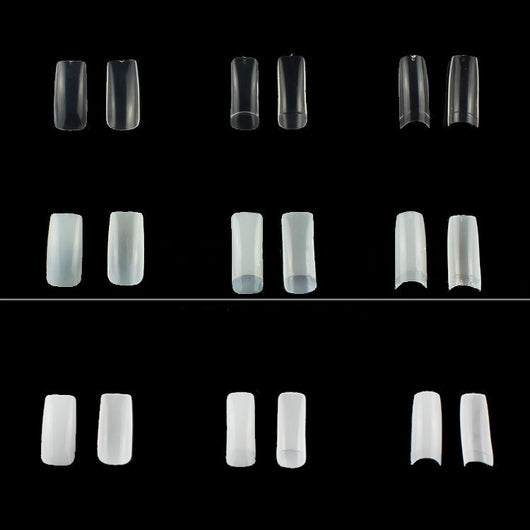 Uñas Postizas Francesas Media Punta - Caja de 500 Piezas Color Natural - Image 9