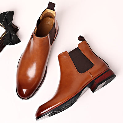 Botas Chelsea para Hombre Otoño Respirables Punta Afilada - Image 3