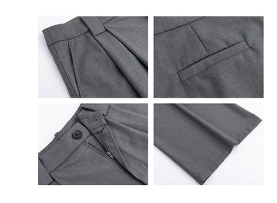 Pantalón de Vestir Recto Versátil para Oficina - Image 11