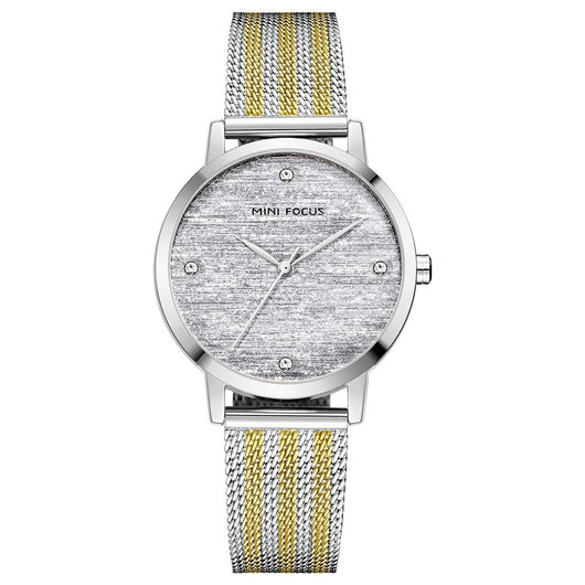 Reloj Silk Dial con Malla de Diamantes - Image 4