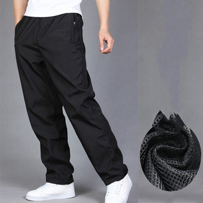 Pantalones de Chándal Casuales Hombre con Cachemira Transpirable Talla Grande - Image 8