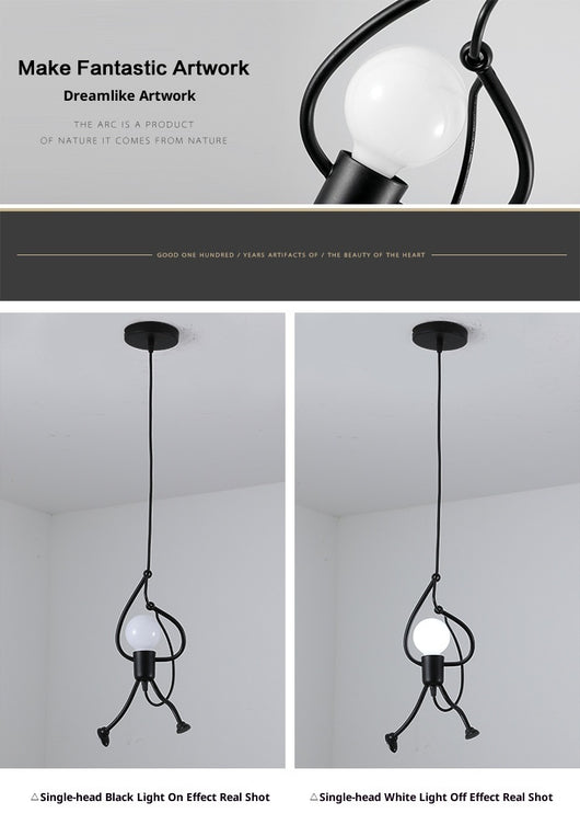 Lámpara de Araña Decorativa de Hierro para Restaurantes y Cafés - Image 9
