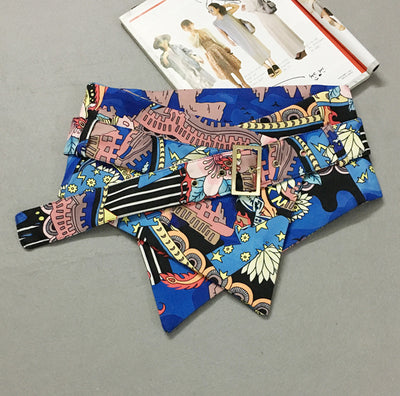 Traje Estampado Abstracto Coordinado para Mujer - Image 2