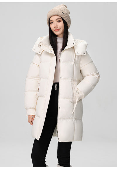 Abrigo Acolchado de Algodón Talla Grande para Mujer - Image 28