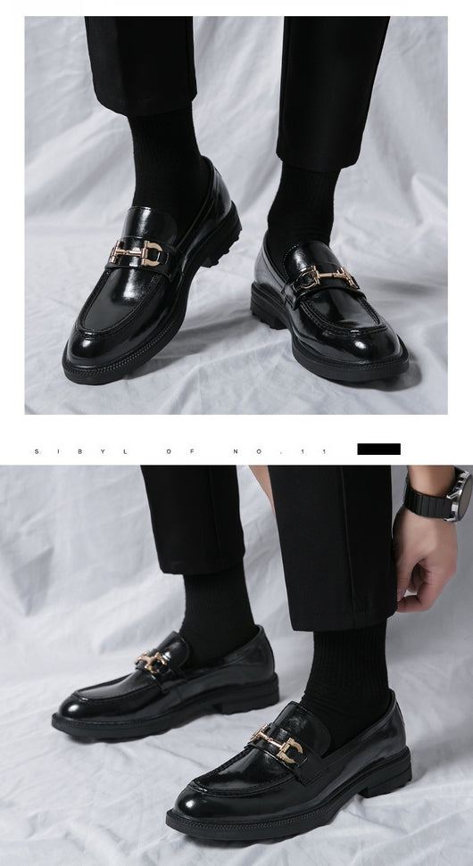 Mocasines Horsebit con Plataforma - Zapatos Formales de Lujo para Hombre - Image 8