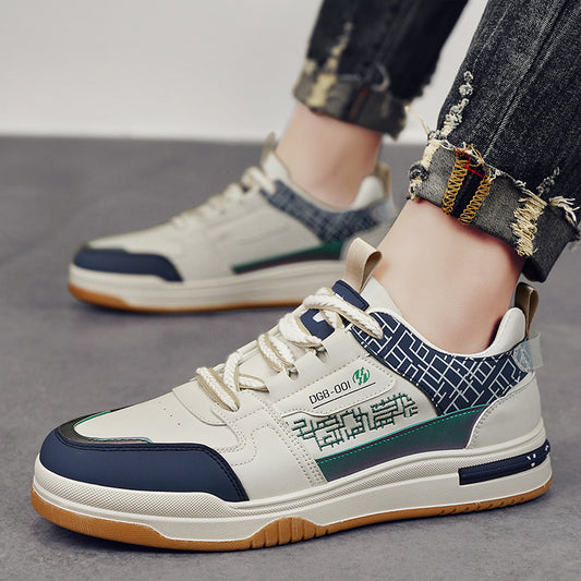 Zapatos Deportivos Tipo Skate con Suela Gruesa y Cordones Bajos
