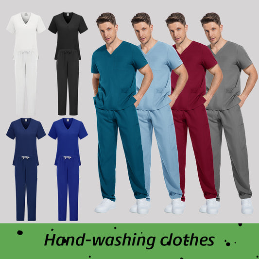 Conjunto de Uniformes Matizados para Médicos y Enfermeras - Image 2