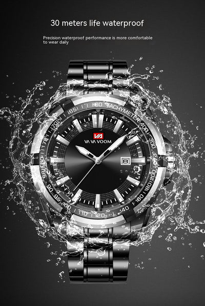 Reloj Deportivo de Acero Inoxidable con Esfera Luminosa - Image 14