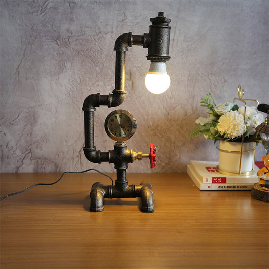 Lámpara Vintage Tubo Industrial LED con Diseño Retro en Hierro Forjado - Image 9