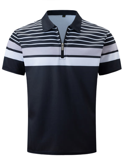 Camiseta Profesional a Rayas para Hombre - Versátil y Moderna - Image 12