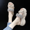 Sandalias Cuña Puff con Tacón Alto para Mujer