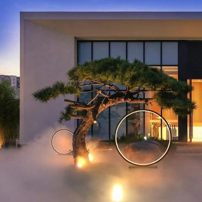 Lámpara de Jardín Redonda Impermeable para Exteriores - Iluminación Moderna - Image 4