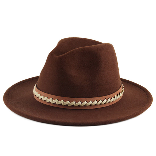 Sombreros de Fieltro Otoño Invierno para Hombre y Mujer - Estilo Británico