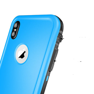 Funda para iPhone Resistente al Agua y Golpes - Azul Pasto - Image 4