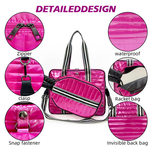 Bolso Bandolera Multifuncional Impermeable para Bádminton y Deportes - Image 38