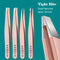 Set de 4 Piezas Pinzas para Cejas y Herramientas de Manicura Profesional