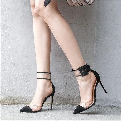 Tacones Altos Slim de Cuero para Mujer - Diseño Versátil - Image 5