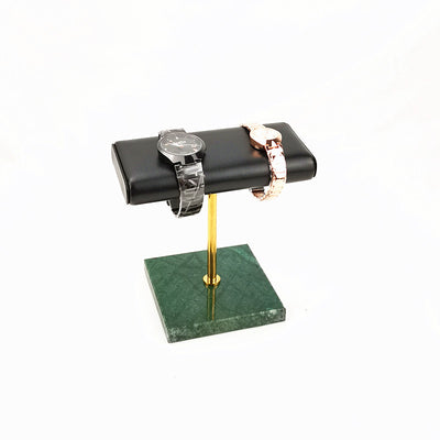 Organizador de Relojes en Cuero PU Negro con Base de Mármol - Image 8