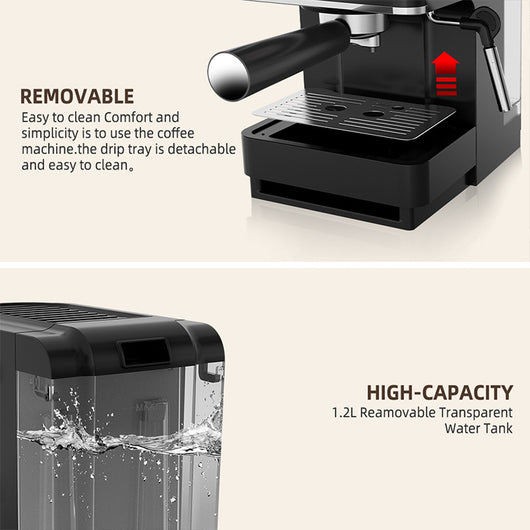 Espumador de Leche Semiautomático para Máquinas de Café - Image 5