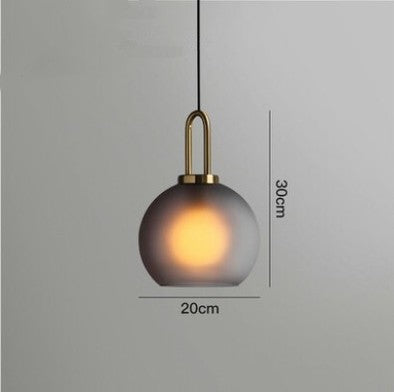 Lámpara Colgante Moderna de Esferas de Vidrio Estilo Nórdico - Image 3