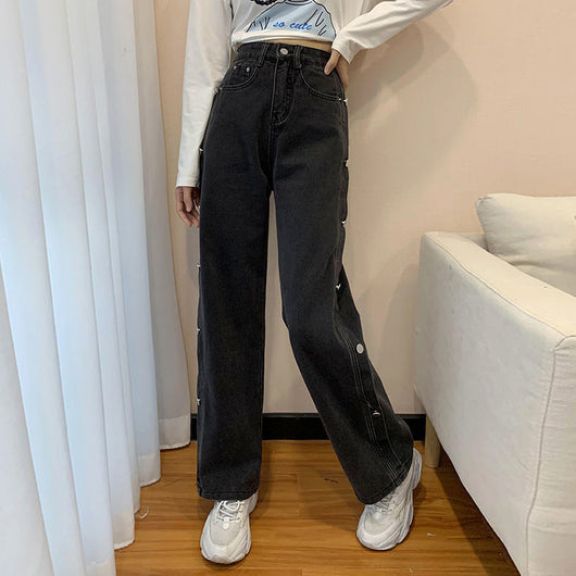 Pantalones Rectos Anchos y Ligeros para Mujer - Image 6