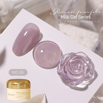 Esmalte UV Gelatina Láctea Color Sólido Efecto Hielo Verano - Image 11