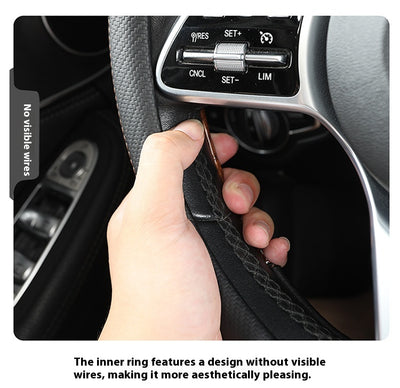 Funda de Volante de Cuero Premium Cristal Año Nuevo - Image 21