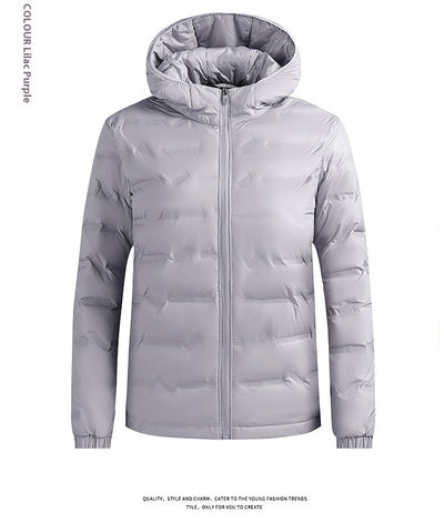 Chaqueta Acolchada de Plumón para Parejas - Abrigo Térmico y Cálido - Image 11