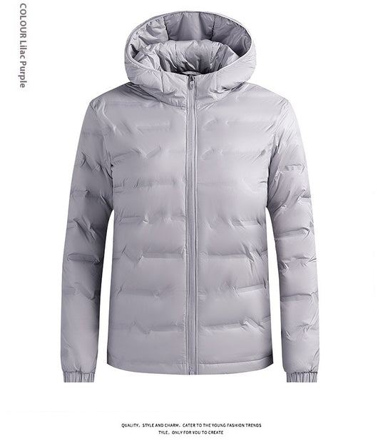 Chaqueta Acolchada de Plumón para Parejas - Abrigo Térmico y Cálido - Image 11