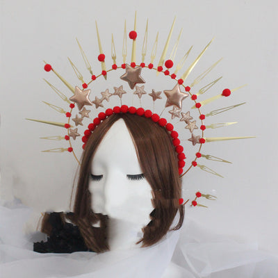 Tiara DIY Lolita Estilo Madonna - Kit de Material para Escenario - Image 4