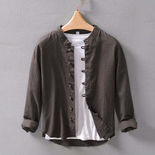 Camisa Retro de Botones para Hombre - Estilo Clásico - Image 3