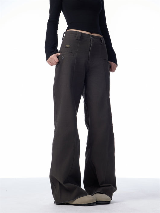 Pantalones Retro Holgados para Mujer - Comodidad Clásica - Image 16