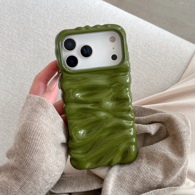 Funda Plisada 3D con Patrón Crema para Carcasas Lisas - Image 13