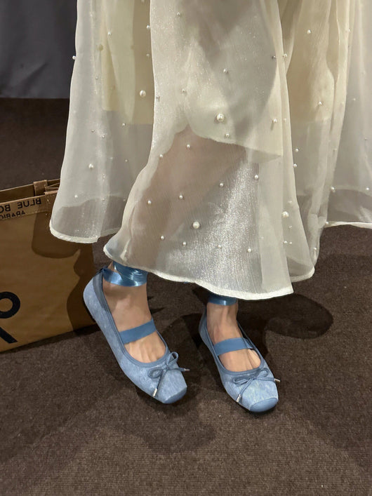 Zapatillas de Ballet Azul Profesionales - Image 7
