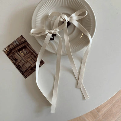 Pinza para Cabello Tipo Garra con Moño de Cinta de 36cm - Poliéster Algodón - Image 17