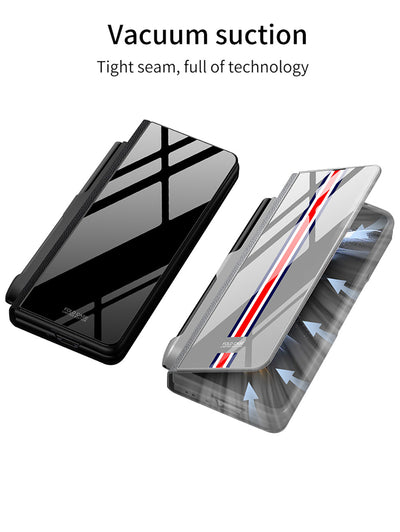 Funda de Cristal Protectora para Galaxy Z Fold5 - Diseño Flip Creativo - Image 37