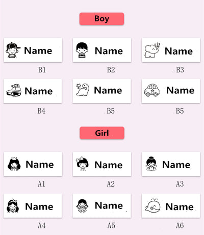 Sello Personalizado con Nombre para Ropa de Niños | Timbre DIY Infantil - Image 6