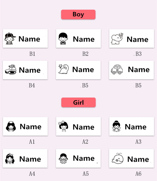 Sello Personalizado con Nombre para Ropa de Niños | Timbre DIY Infantil - Image 6