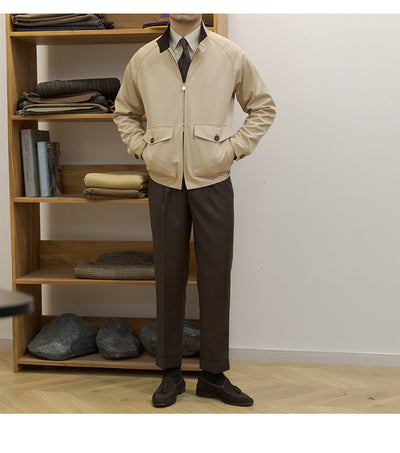 Chaqueta Harrington A1 Casual para Otoño e Invierno - Image 8