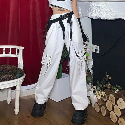 Pantalón Negro Casual para Mujer - Estilo Urbano