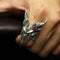 Anillos de Plata Esterlina 925 con Acabado Vintage para Hombre y Mujer