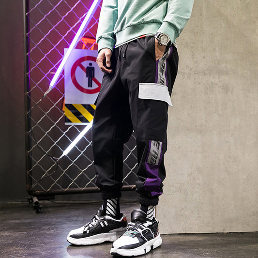 Pantalones Deportivos Sueltos Cropped Casuales - Image 2