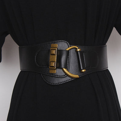Cinturón Elástico Ancho para Mujer - Decorativo Versátil para Vestidos, Suéteres y Abrigos - Image 11