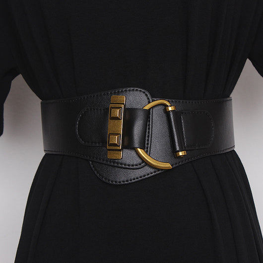 Cinturón Elástico Ancho para Mujer - Decorativo Versátil para Vestidos, Suéteres y Abrigos - Image 11