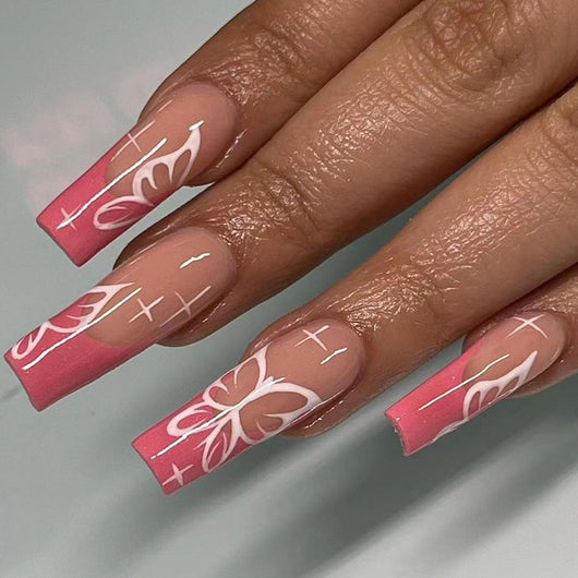 Extensiones de Uñas Negras Mariposa - Acabado Sofisticado para Manos Maduras - Image 12